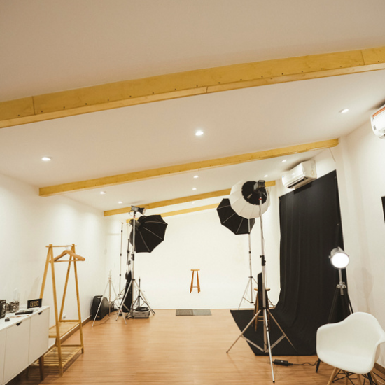 Detalhes do espaço fotográfico